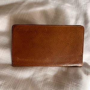 Vintage English Pigskin Leather Wallet